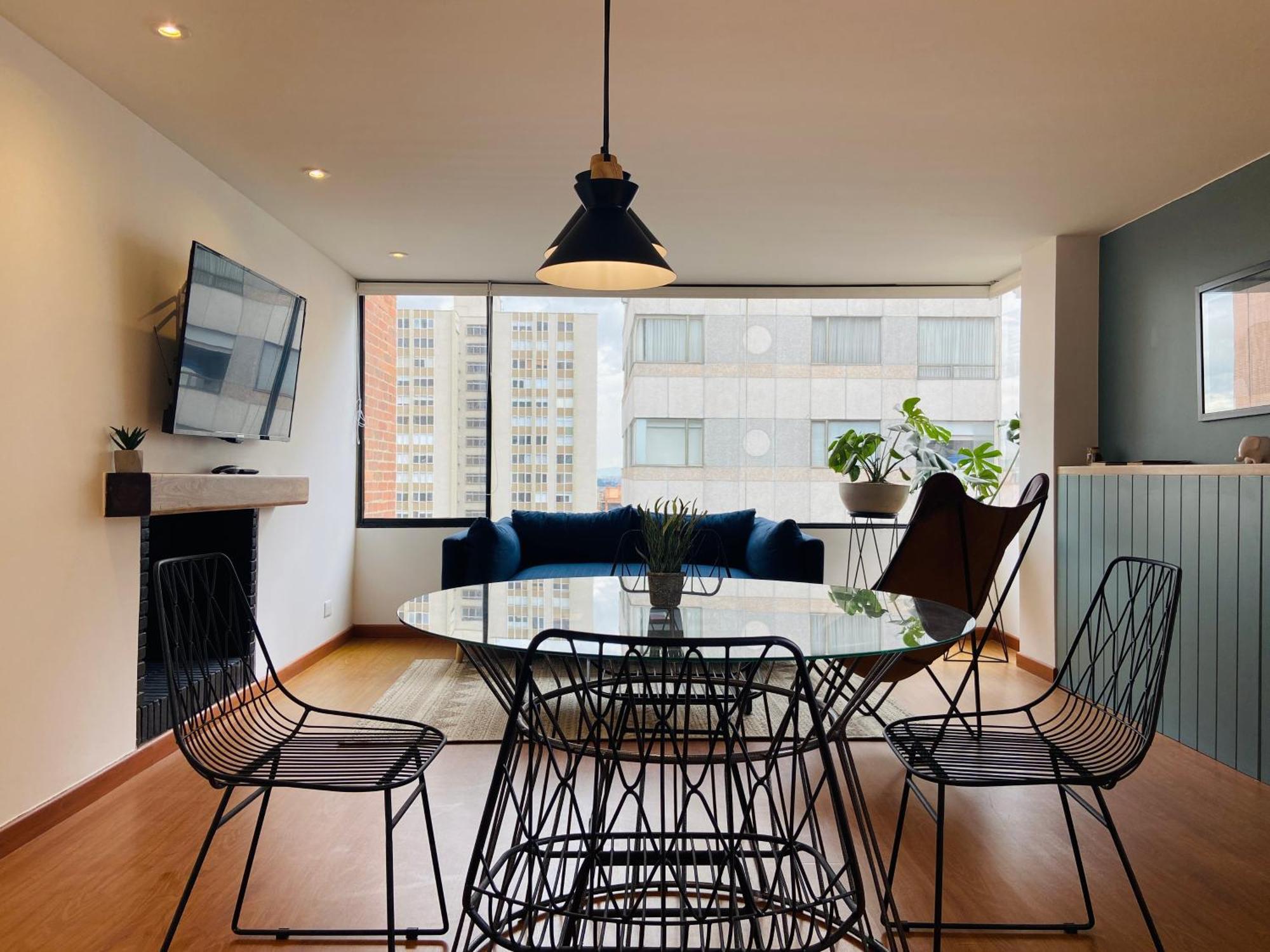 Penthouse Chicala Colombian Experience In Parque Virrey Apartment Bogota