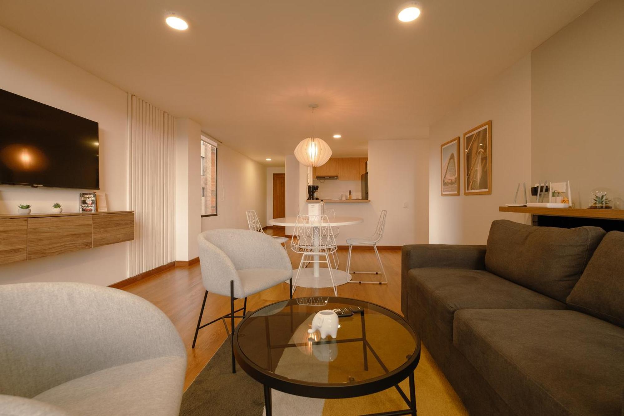Penthouse Chicala Colombian Experience In Parque Virrey Apartment Bogota