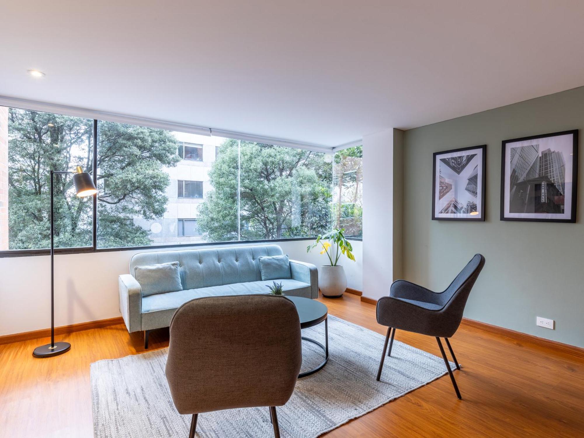 Penthouse Chicala Colombian Experience In Parque Virrey Apartment Bogota